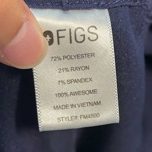 Figs Men’s Pisco Basic Scrub Pants in Navy - S - Picture 5 of 10